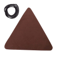 Miniatyrbild 3 av 5: 1/2/3/5 Canvas Camping För Triangel Pall Duk Resor Vandring Brown 37 x 37cm 1Set