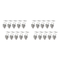 Miniatyrbild 2 av 5: 1/2/3 10 set Leaf OT Toggle Clasps Smycken Clasp Connectors Silver 2Set