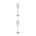 Miniatyrbild 3 av 5: 1/2/3 Örhänge Display Stand Human Ear Model Stud Holder Showcase Right Translucent Height: 18cm 2Set