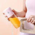 Miniatyrbild 5 av 5: 1/2 500mL Blender elektrisk fruktmixermaskin Ice Mini Juicer with Lid White 380ml 7 x 7 x 18.5cm 1Set