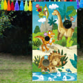 Miniatyrbild 4 av 5: 1/2/3 Återanvändbara speluppsättningar Banner Friends Interaction Toss Game Style C 1Set