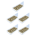 Miniatyrbild 1 av 5: 1/2/3/5 25x Simulation Cluster För Grass for Train Scenery Autumn Green 6mm 5Set