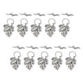 Miniatyrbild 1 av 5: 1/2/3 10 set Leaf OT Toggle Clasps Smycken Clasp Connectors Silver 1Set