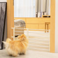 Miniatyrbild 4 av 5: Bärbar infällbar sällskapsdjur hund grind skydd barn uteplats trädgård white Height 24cm