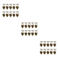 Miniatyrbild 4 av 5: 1/2/3 10 set Leaf OT Toggle Clasps Smycken Clasp Connectors Bronze 3Set
