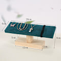 Miniatyrbild 5 av 5: 1/2 Bärbar Watch Display Stand Smycken Towers för sovrum Greenish 20 x 6 x 8cm 1Set