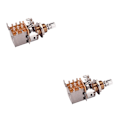 Miniatyrbild 1 av 5: 1/2/3/5 Gitarrpotentiometer Audio Pot Elektrisk gitarrbas B500K 2Set