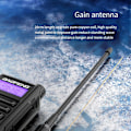 Miniatyrbild 2 av 5: 1/2 -16 Way Radio Radio Walkie Vattentät Tvåvägs Tvåvägsradio Red 1Set