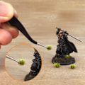 Miniatyrbild 4 av 5: 1/2/3/5 Resin Mini Grass Tuft Lågt underhållsminiatyrer Statisk No.6 1Set