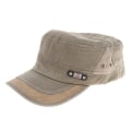 Miniatyrbild 4 av 5: Unisex Herr Dam Fritid Bomull För Army Flat Top Cadet Cap Army Green