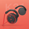Miniatyrbild 3 av 5: 1/2/3 Bluetooth 5.0 Hörlurar Hörlurar HD-samtal DSP-brus Black Red Box size: 125x100x30mm 1Set