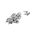 Miniatyrbild 1 av 5: 1/2/3 30st Horn Tofs Caps Bead End Cap Charm smycken fynd 1Set