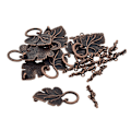 Miniatyrbild 4 av 5: 1/2/3 10 set Leaf OT Toggle Clasps Smycken Clasp Connectors Platinum 1Set