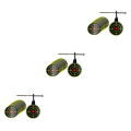 Miniatyrbild 2 av 5: 1/2/3/5 Metal Practice Target 5mm Tree Standing Target Rotary 3Set