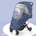 Miniatyrbild 5 av 5: 1/2 Regnskydd Buggy Cover Väder För Shield Dark Blue 100x58x50cm 1Set