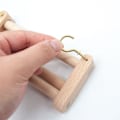 Miniatyrbild 5 av 5: 1/2 Wood Weaving Loom Webbing Hållare Multipurpose Weaving 1Set