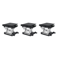 Miniatyrbild 3 av 5: 1/2/3 justerbar lyftplattform 360 roterbar utrustning 3PCS