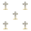 Miniatyrbild 2 av 5: 1/2/3/5 Stående krucifix Jesus Scriptures Cross Bön Gold 20cm 5Set