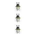 Miniatyrbild 4 av 5: 1/3/5 metall LED hängande justerbar tältljus ficklampa USB type2 3PCS