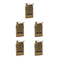 Miniatyrbild 2 av 5: 1/2/3/5 Radio Intercom Bag Interphone Magazine Pouch Hunting Yellow 5PCS
