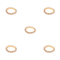 Miniatyrbild 2 av 5: 1/2/3/5 Stretch Crystal Ring Utsökt inläggning för Elegant golden 1 row 5PCS