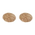 Miniatyrbild 2 av 5: 1/2/3/5 Plysch miniatyrmatta 1:12TH Dockhusleksak för camel color round round dia 18cm 2Set