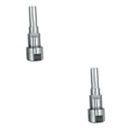 Miniatyrbild 2 av 5: 1/2/3/5 Diameter Shank Router Collet Extension För Chuck Hållare Silver 12mm 2Set