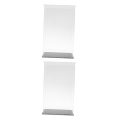 Miniatyrbild 1 av 5: 1/2/3 Akryl Display Box Case Modell Figur Display Dammtät Clear 13.5x11x23.5cm 2Set