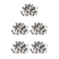 Miniatyrbild 2 av 5: 1/2/3/5 50 st Glasögon Glasögon Kedjeremshållare Loop Ends Type A 50 Pcs 5Set