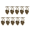 Miniatyrbild 5 av 5: 1/2/3 10 set Leaf OT Toggle Clasps Smycken Clasp Connectors Bronze 1Set