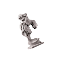 Miniatyrbild 1 av 5: 1/2 par kysser staty sovrum heminredning prydnadsfigurer Gray 7.6x3.1x13.4cm 1Set