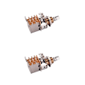 Miniatyrbild 2 av 5: 1/2/3/5 Gitarrpotentiometer Audio Pot Elektrisk gitarrbas B500K 2Set