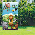 Miniatyrbild 5 av 5: 1/2/3 Återanvändbara speluppsättningar Banner Friends Interaction Toss Game Style A 1Set