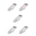 Miniatyrbild 1 av 5: 1/2/3/5 Kvinnor Tjej Magdansskor Non- För slip Soft Soles Silver L 5Set