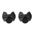 Miniatyrbild 3 av 5: 1/2/3/5 tyg lätt att bära Elastiska hårnät för moderiktiga Two Bows-black 2Set