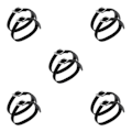 Miniatyrbild 2 av 5: 1/5 Thickened Weaved Engelska För Spurs Straps Ridning 5Set
