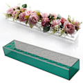 Miniatyrbild 3 av 5: Rektangulär blomstervasprydnad för matbord inomhusväxter blue
