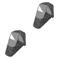 Miniatyrbild 4 av 5: 1/2 Regnskydd Buggy Cover Väder För Shield Blue 100x58x50cm 2Set
