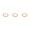 Miniatyrbild 5 av 5: 1/2/3/5 Stretch Crystal Ring Utsökt inläggning för Elegant golden 1 row 3PCS