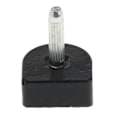 Miniatyrbild 3 av 5: 1/2/3/5 3 par Snygga högklackade tips Taps Skoreparation Black 10x11mm 1Set