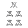 Miniatyrbild 3 av 5: 1/2/3/5 glasobjektiv med kulstativ för mineralprov Hexagon Silver 5Set