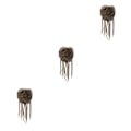 Miniatyrbild 3 av 5: 1/2/3/5 Fiber hästsvansbulle Multipurpose Frisyr Viktigt för 6h24b 3Set