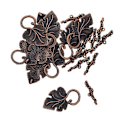 Miniatyrbild 2 av 5: 1/2/3 10 set Leaf OT Toggle Clasps Smycken Clasp Connectors Platinum 1Set
