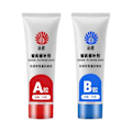 Miniatyrbild 5 av 5: 1/2/3 2x Tile Repair Agent Fix Hole Keramic Repair Pasta för Light Gray 50ml 1Set