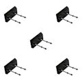 Miniatyrbild 1 av 5: 1/2/3/5 Väggmonterad Longboard Display Rack för snygg garage Black 5PCS