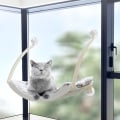 Miniatyrbild 5 av 5: Slitstark Cat Window Hammock Platsbesparande fönstersäte för inomhusbruk Plush Mat