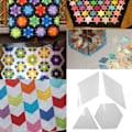 Miniatyrbild 4 av 5: 1/3 4st/ set Quiltlinjalmall För Patchwork Tailor 1Set