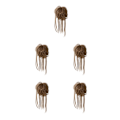 Miniatyrbild 1 av 5: 1/2/3/5 Fiber hästsvansbulle Multipurpose Frisyr Viktigt för 10HM27 5Set
