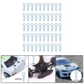 Miniatyrbild 2 av 5: 1/2/3/5 RC Body Shell Clips R Shape för 1/10 RC racingbil blue length 24mm 1Set