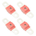 Miniatyrbild 1 av 5: 1/2/3/5 4 stycken plastisolator för högströmssäkring bred red60A 8*4CM,4pcs 1 Pc